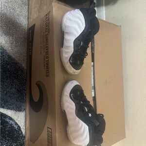 Nike Kids Black and White Foam Sneakers